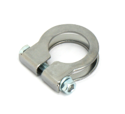 Kipufogóbilincs kicsi S50 S51 KRÓM  28 mm